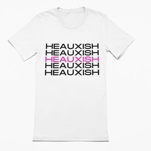 Unisex Heauxish Black & Pink Streetwear T-Shirt
